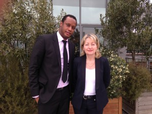 Oumar Diawara et Isabelle Reux-Brown
