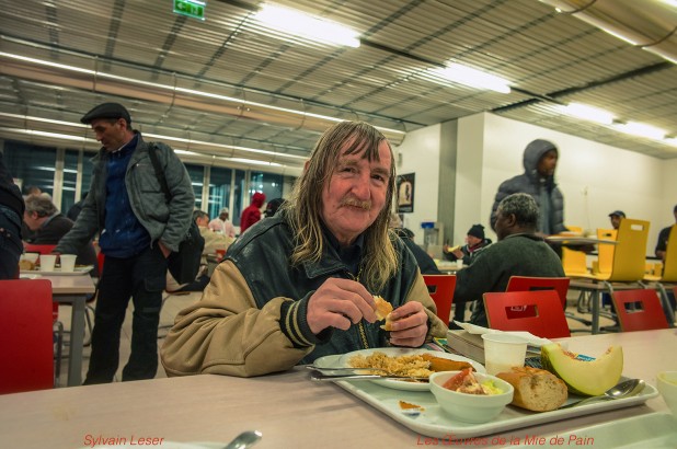 Le Refuge, réfectoire en 2014